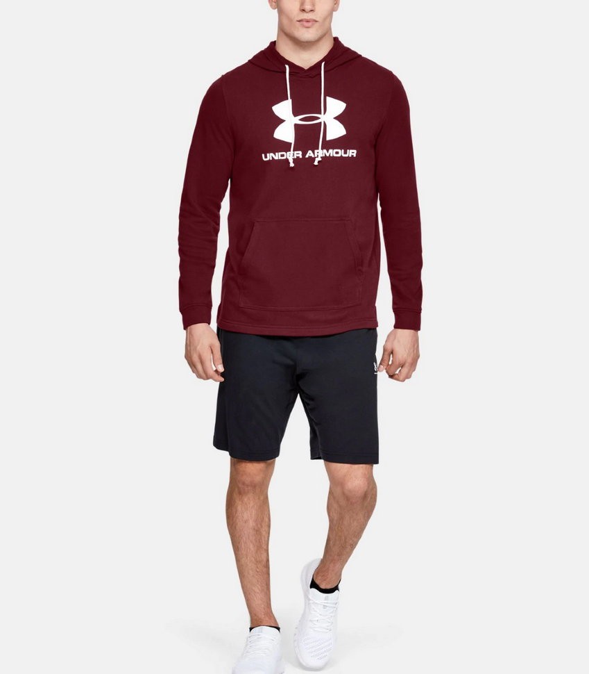 Толстовка Under Armour SPORTSTYLE TERRY LOGO HOODIE 1348520-615