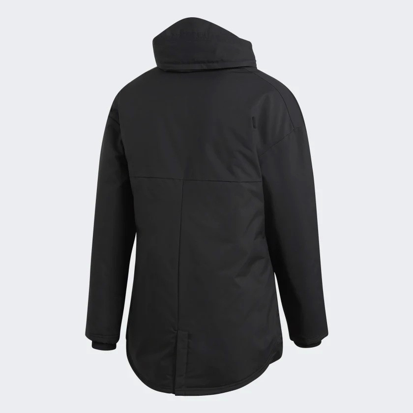 Парка Adidas JKT18 STD PARKA     BLACK/WHITE BQ6594