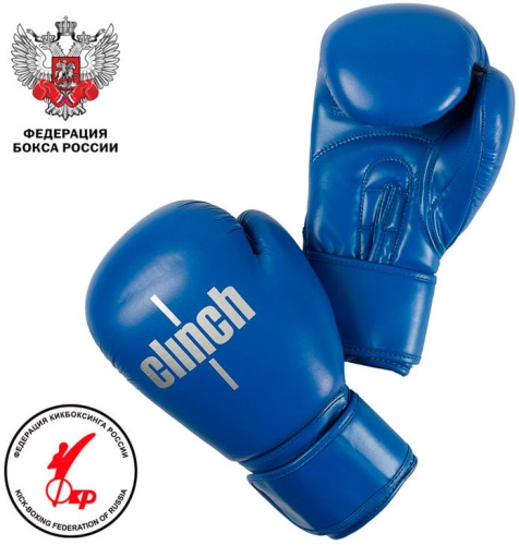 Перчатки боксерские Clinch Olimp Plus C155синие
