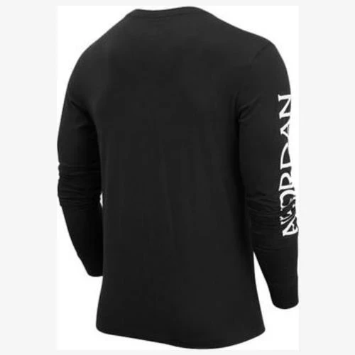 Лонгслив Nike Men's Air Jordan Logo Printing Round Neck Long Sleeves DN1447-010