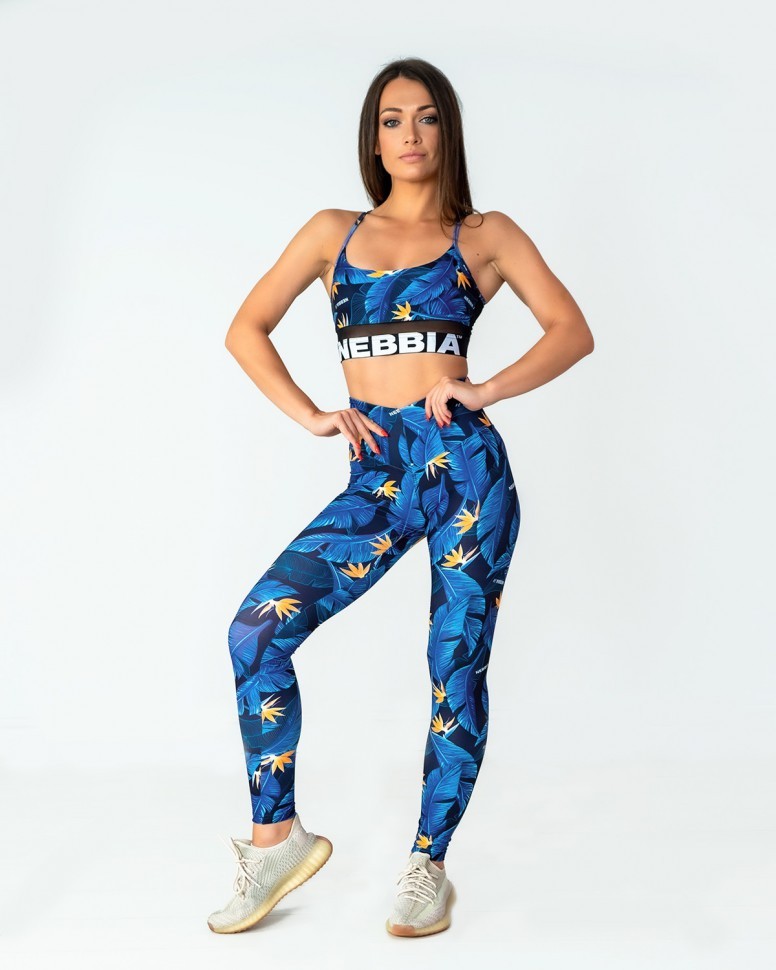 Топ Nebbia Earth Powered sports bra 565 SQ.blue