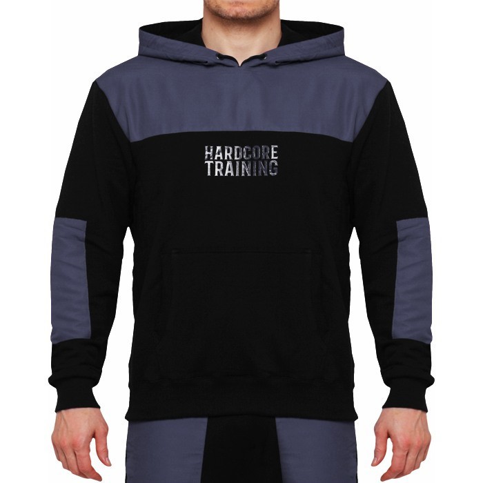 Толстовка Hardcore Training Voyager Black/Grey hcthood038