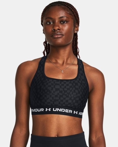 Бра Under Armour Crossback Mid Print 1361042-007