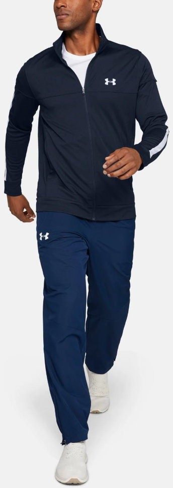 Олимпийка Under Armour SPORTSTYLE PIQUE JACKET Academy / Academy / White 1313204-409