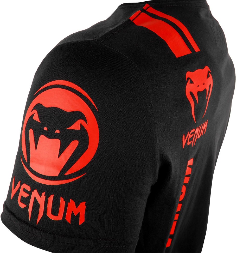 Футболка Venum Logos Black/Red 02453