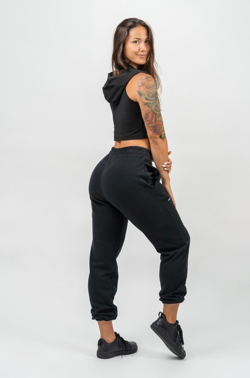 Брюки Nebbia Oversized Joggers With Pockets GYM TIME 281 Black