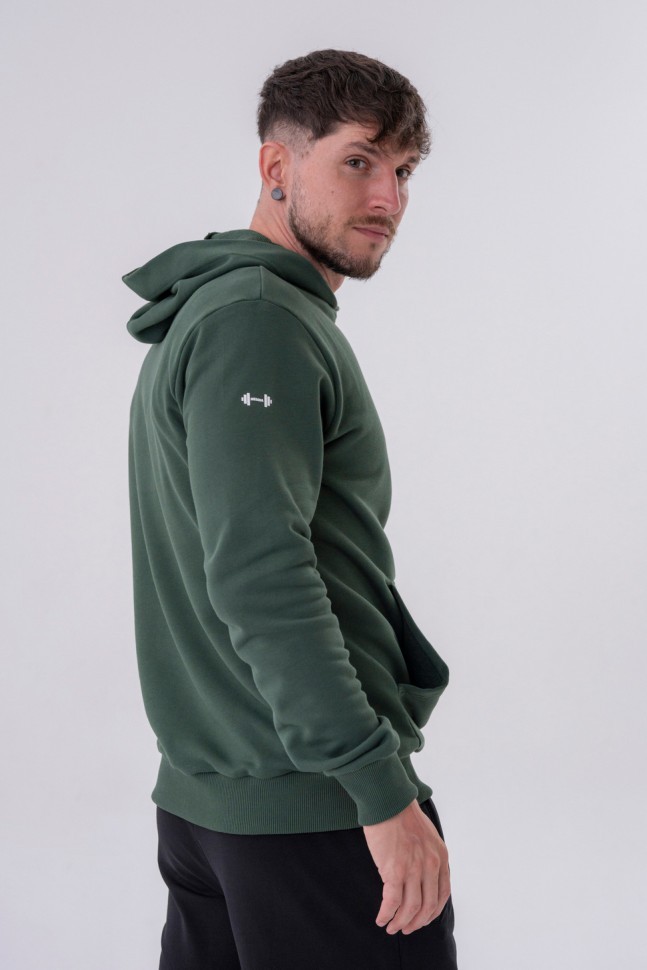 Толстовка Nebbia Men Pull-over Hoodie with a Pouch Pocket 331 Green