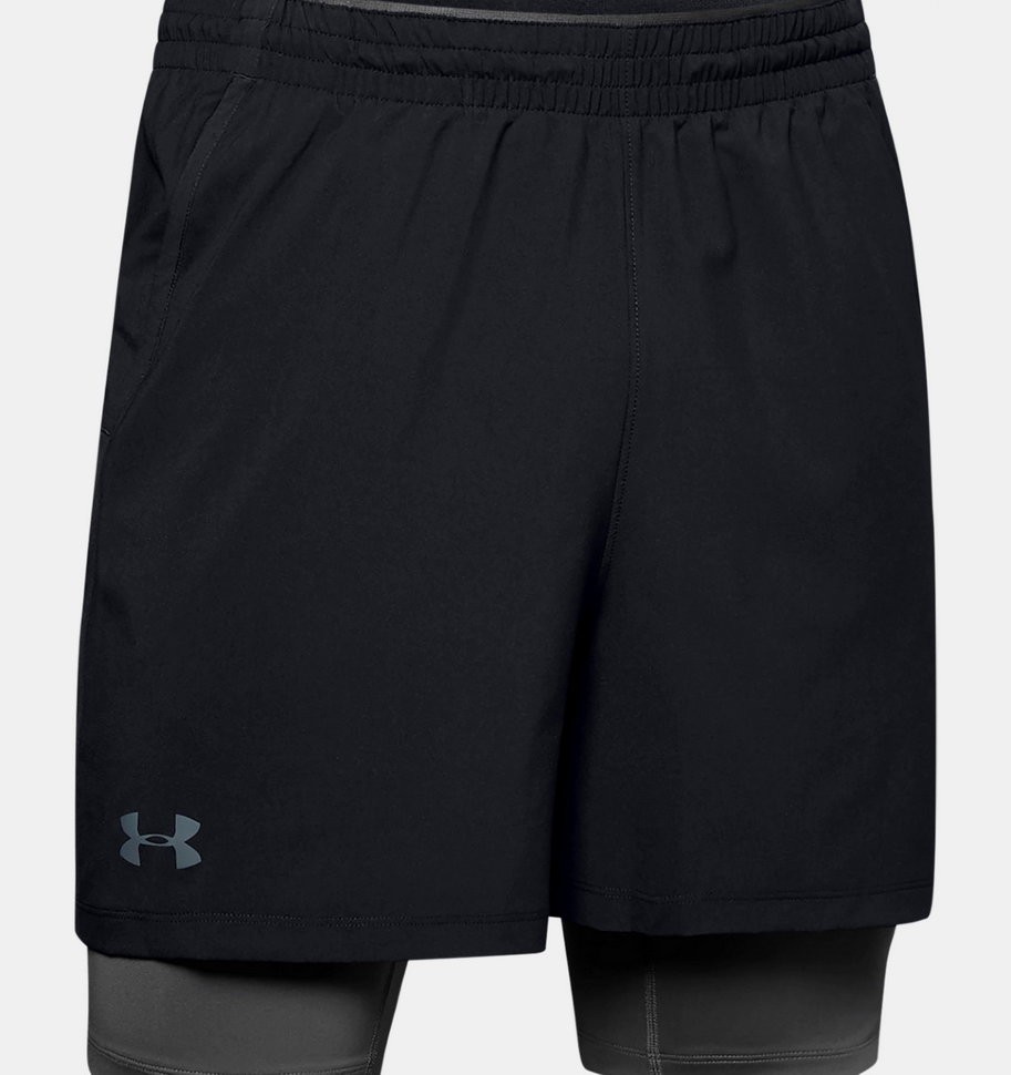 Шорты Under Armour Qualifier 2-in-1 Short 1345320-001