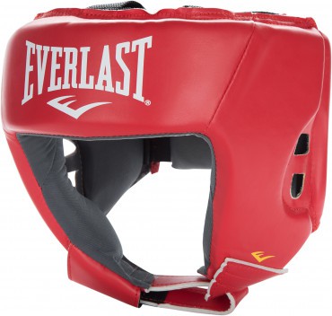 Шлем Everlast для любительского бокса Amateur Competition PU 610красн.