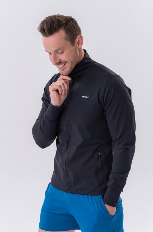 Олимпийка Nebbia Sporty Zipper Jacket with side pockets “Control” 332 Black