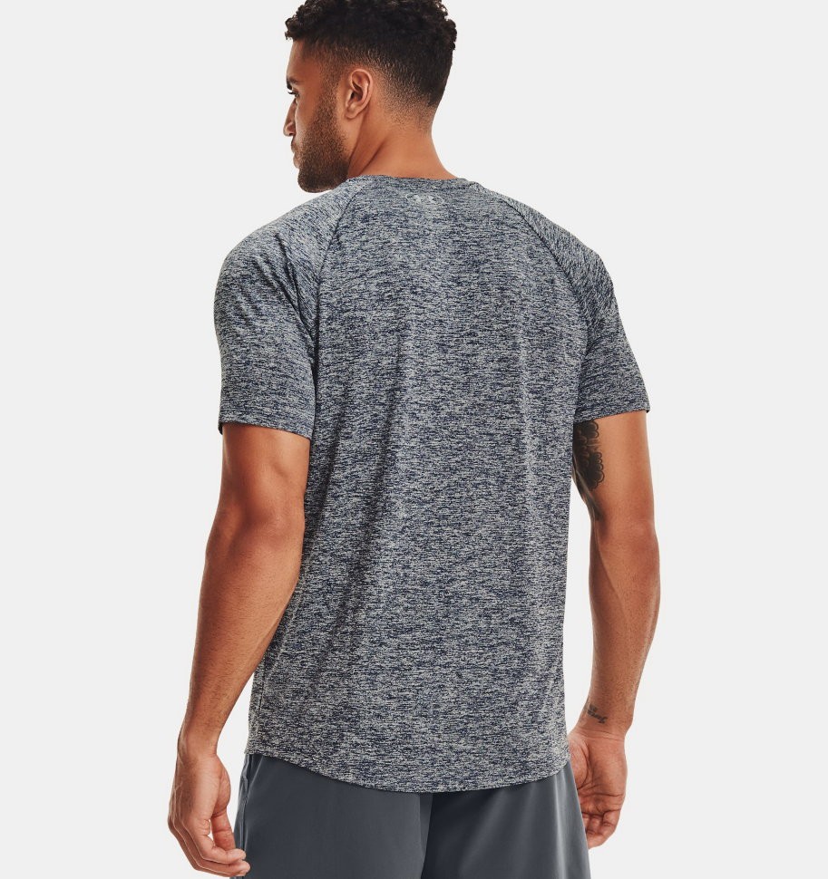 Футболка Under Armour UA Tech SS Tee Academy /  / Steel 1326413-409