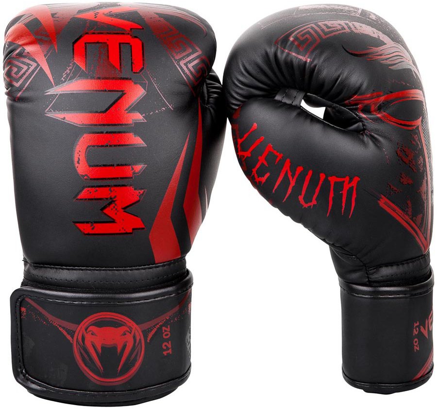 Перчатки боксерские Venum Gladiator Black/Red 01323