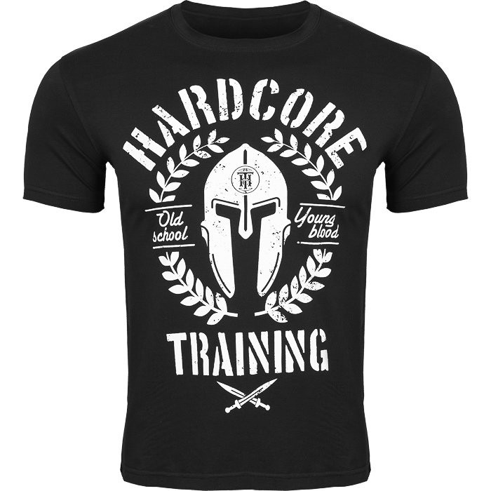 Футболка Hardcore Training Helmet Black hctshirt0330