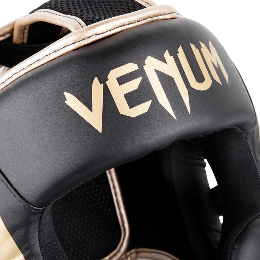 Шлем боксерский Venum Elite Black/Gold 01345
