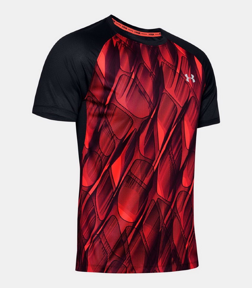 Футболка Under Armour M UA Qualifier ISO-CHILL Printed Short Sleeve 1350133-628