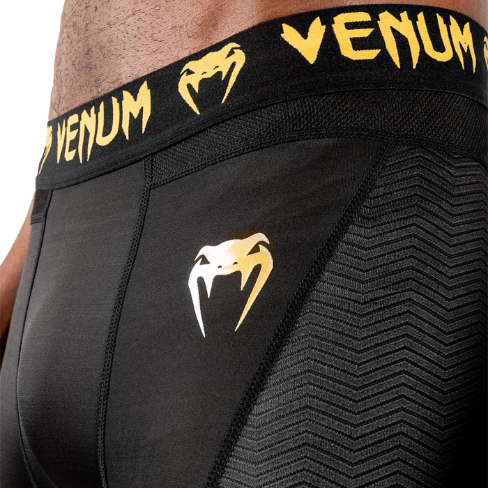 Компрессионные штаны Venum G-Fit Compression Tights - Black/Gold ven03727-126