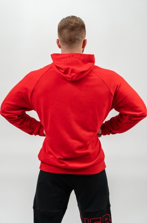 Толстовка Nebbia Long Pullover Hoodie LEGACY 704 Red