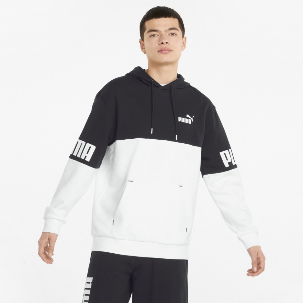 Толстовка Puma Puma Power Colorblock Hoodie TR 84800901