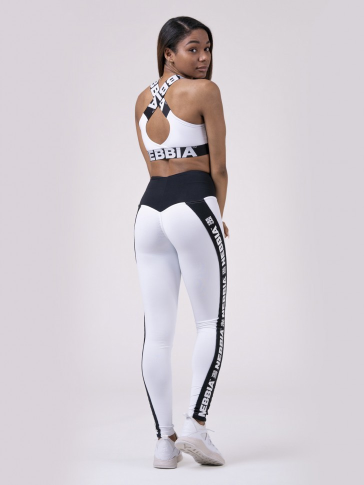 Лосины NEBBIA Power Your Hero iconic leggings 531 WHITE