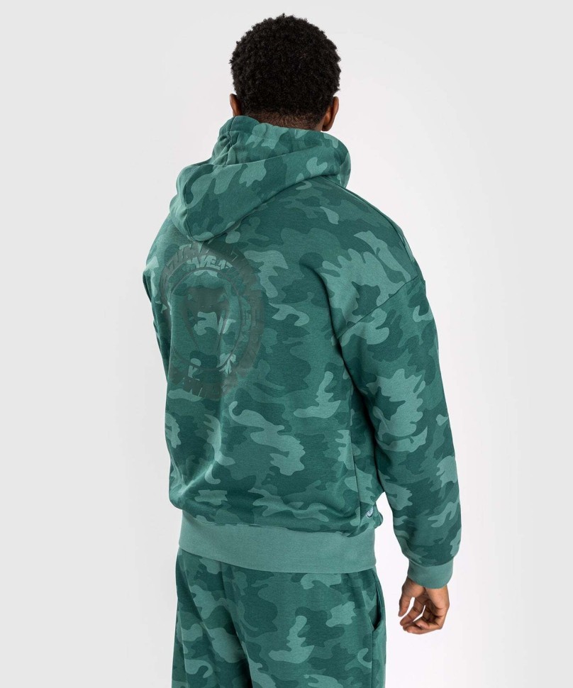 Толстовка Venum Vortex XL Men's Hoodie - Turquoise Camo VEN05218-640