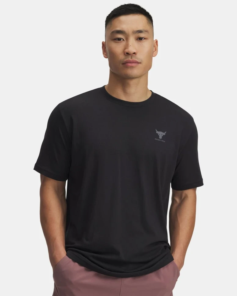 Футболка Under Armour UA Pjt Rck Simple Branded SS-BLK 1387797-002