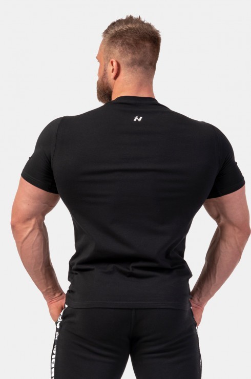 Футболка Nebbia Vertical Logo T-shirt 293 Black