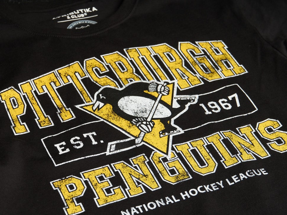 Футболка ATRIBUTIKA & CLUB Pittsburgh Penguins, черн. 31220