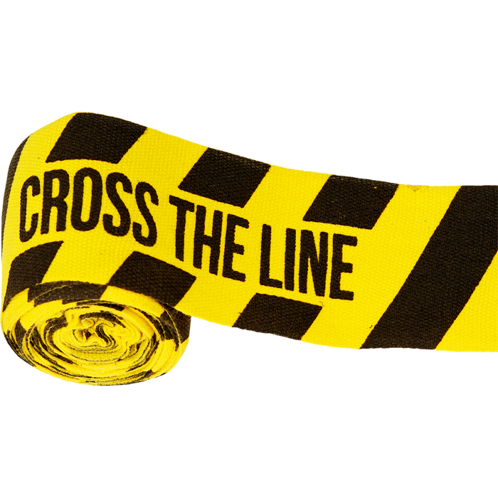 Бинты Hardcore Training Cross The Line Yellow/Black 3.5 hctbin02