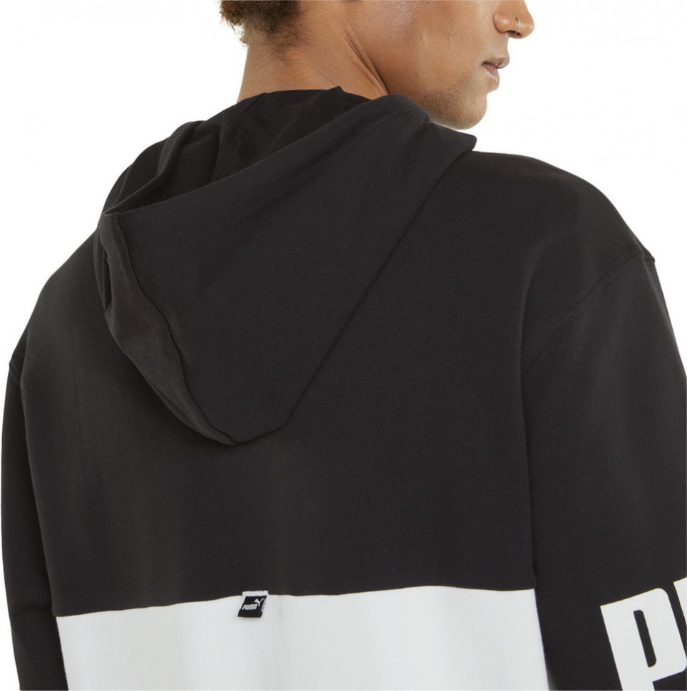 Толстовка Puma Puma Power Colorblock Full-Zip Hoodie TR 84739001