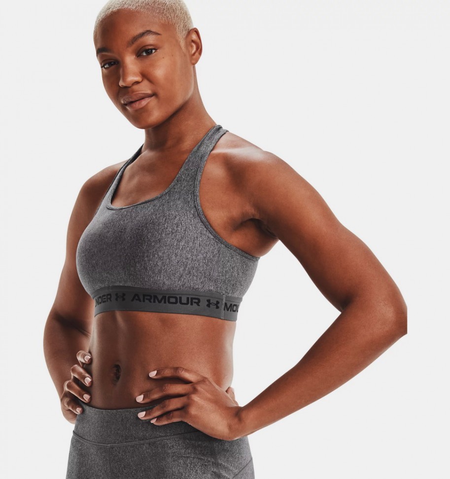 Бра Under Armour UA Crossback Mid Heather Bra 1361036-019