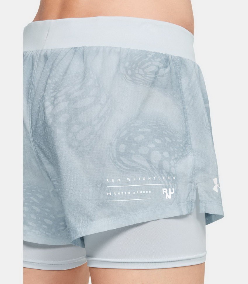 Шорты Under Armour W UA Run SpeedPocket 2-in-1 Weightless Short 1350192-014