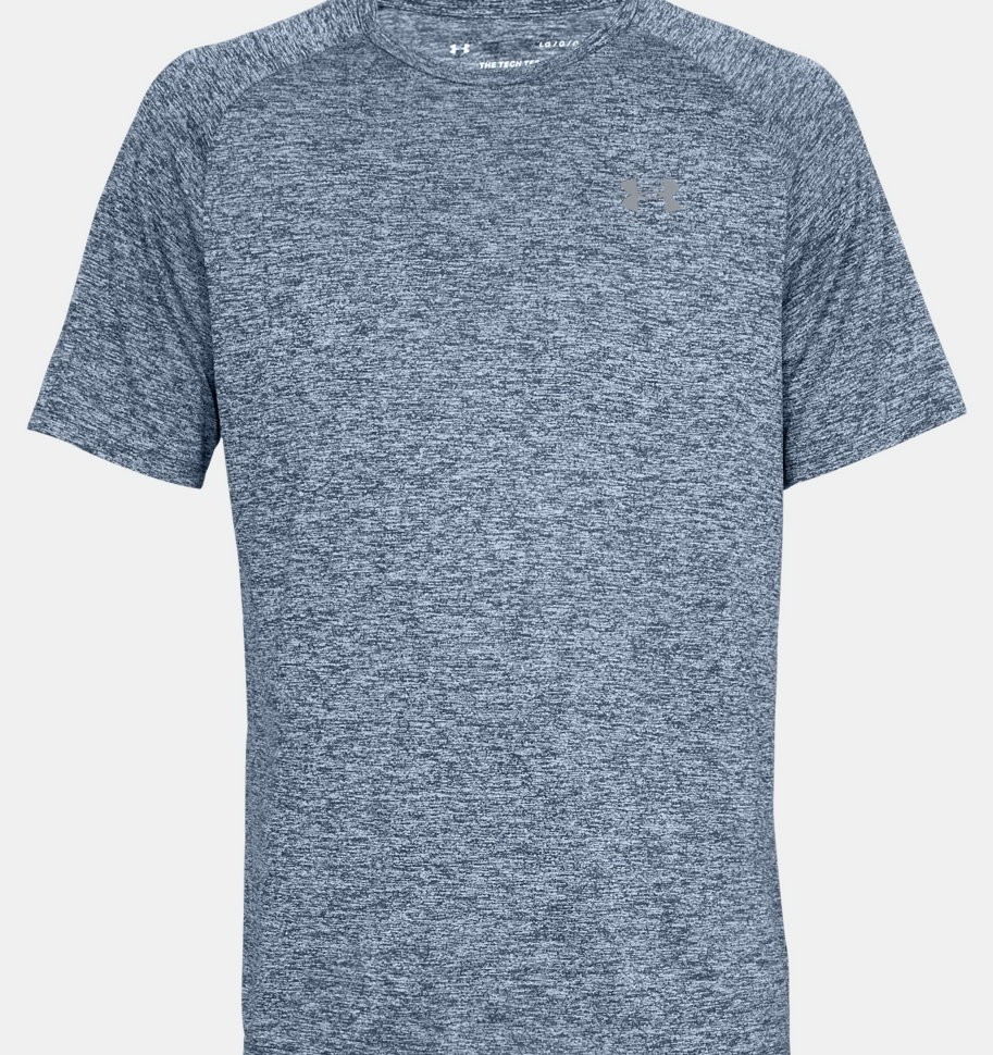 Футболка Under Armour UA Tech SS Tee Academy /  / Steel 1326413-409