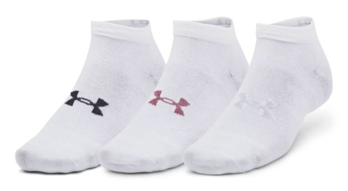 Носки Under Armour UA Essential Low Cut 3pk-WHT 1382958-100