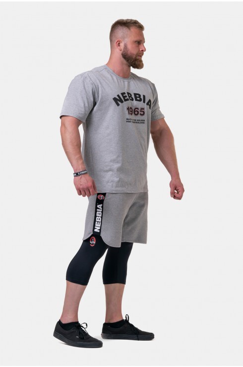 Футболка Nebbia Golden Era T-shirt 192 Light grey