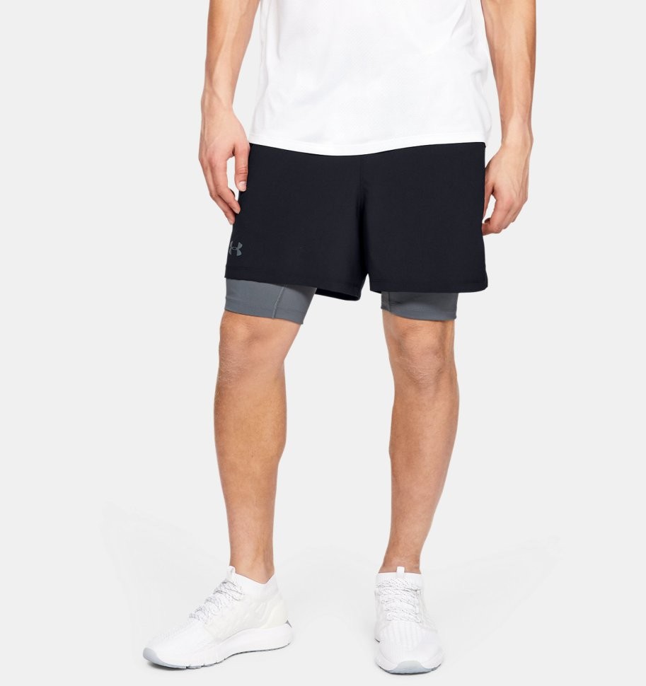 Шорты Under Armour Qualifier 2-in-1 Short 1345320-001