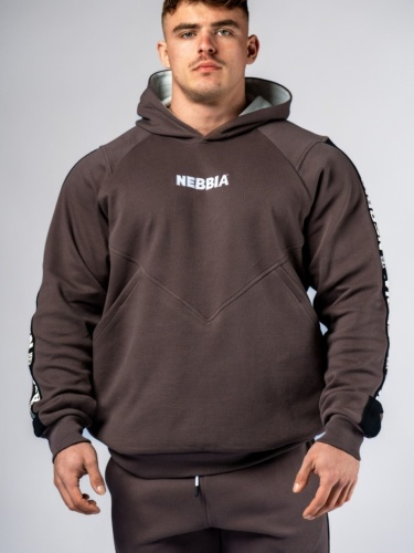 Толстовка Nebbia Training Hoodie HERO 300 brown