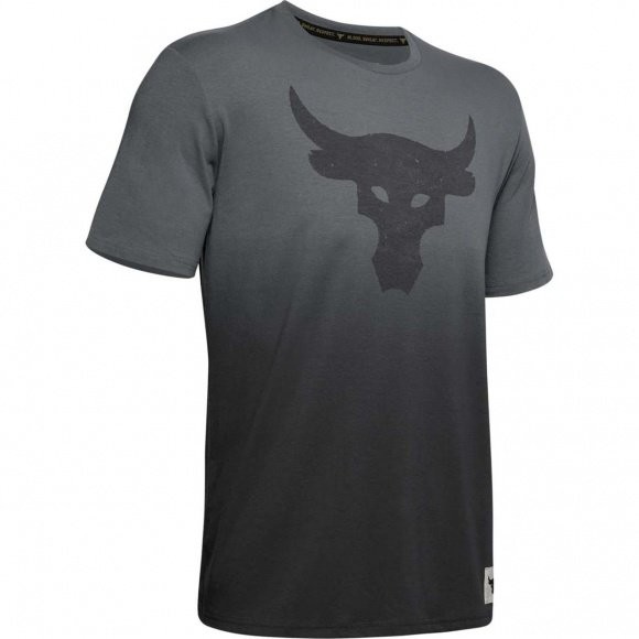 Футболка Under Armour PROJECT ROCK BULL GRAPHIC SS-GRY 1346099-012