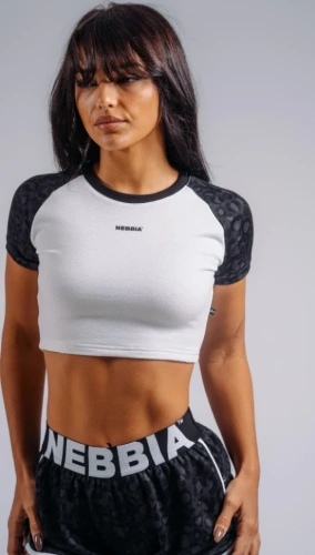 Топ Nebbia Leopard Crop Top '97 PRIMAL 861 Black
