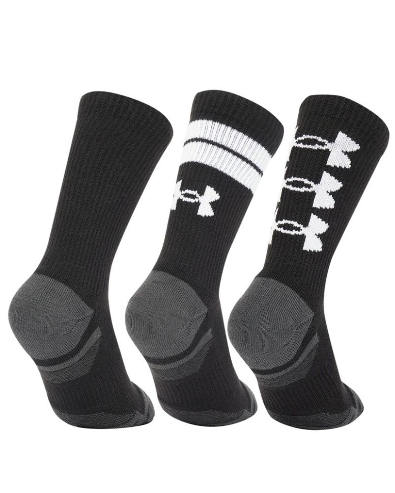 Носки Under Armour UA Perf Tech Nov 3pk Crew-BLK 1379515-002