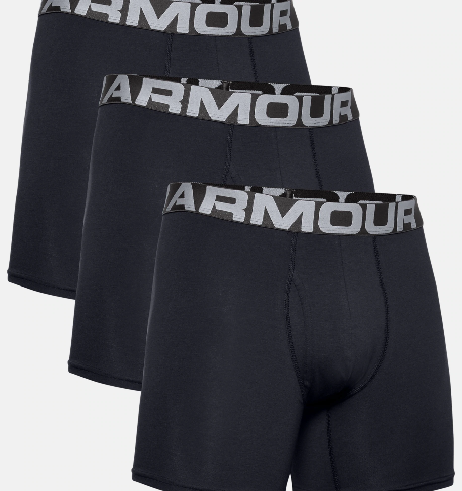Трусы Under Armour UA Charged Cotton 6in 3 Pack 1363617-001