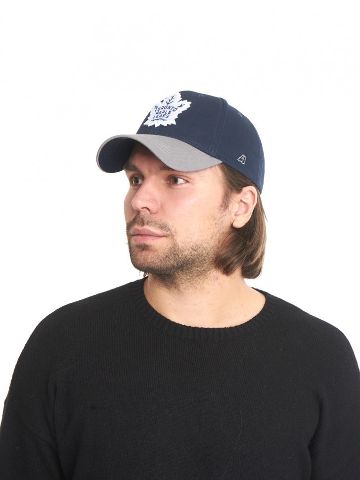 Бейсболка ATRIBUTIKA & CLUB Toronto Maple Leafs №34, син.-сер. 31354