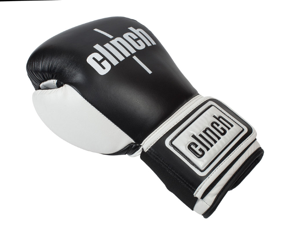 Перчатки боксерские Clinch Punch C131черно-белые