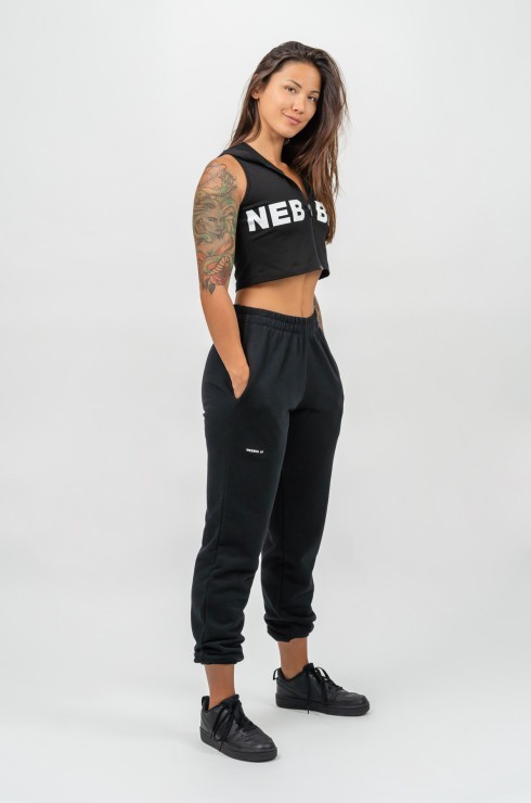Брюки Nebbia Oversized Joggers With Pockets GYM TIME 281 Black