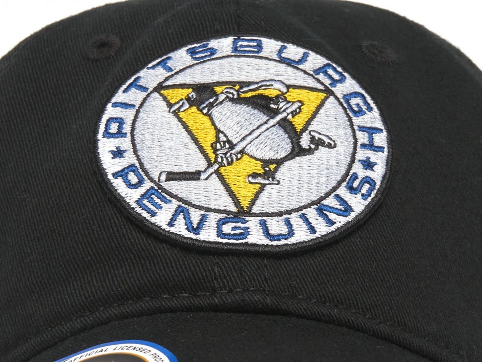 Бейсболка ATRIBUTIKA & CLUB Pittsburgh Penguins, черн. 31693