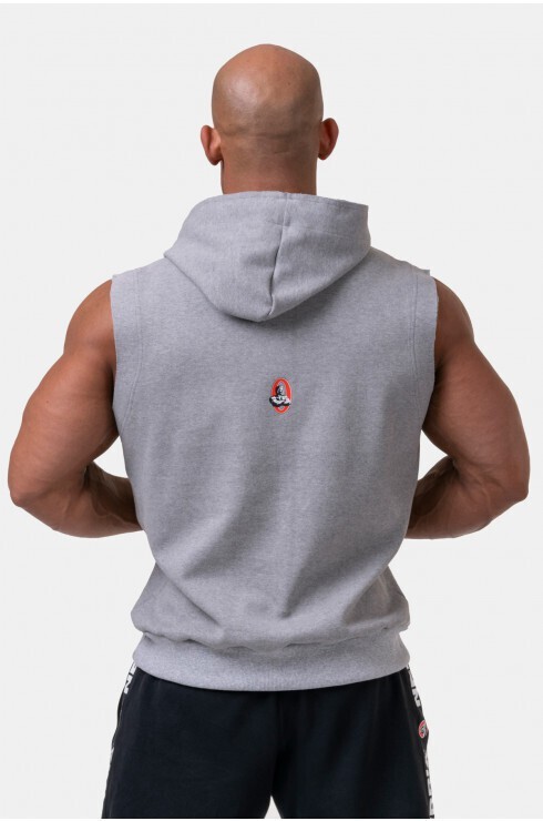 Футболка Nebbia Golden Era ragtop hoodie 197 light grey