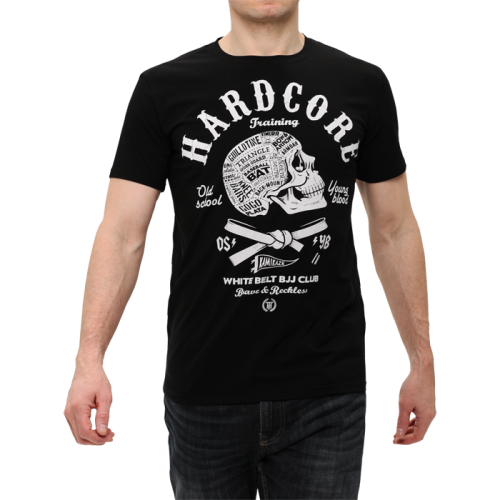 Футболка Hardcore Training White Belt Black hctshirt0513