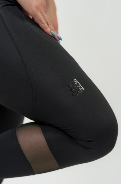 Лосины NEBBIA 843 High Waist Push-Up Leggings INTENSE Heart-Shaped Black