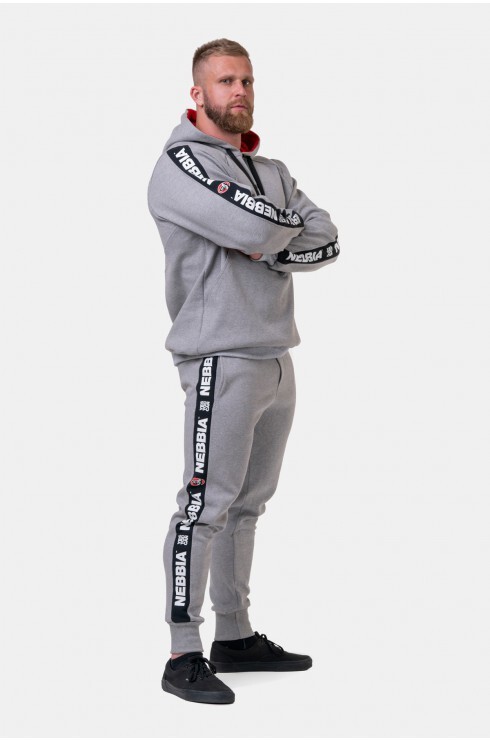 Брюки Nebbia Golden Era sweatpants 196 light grey