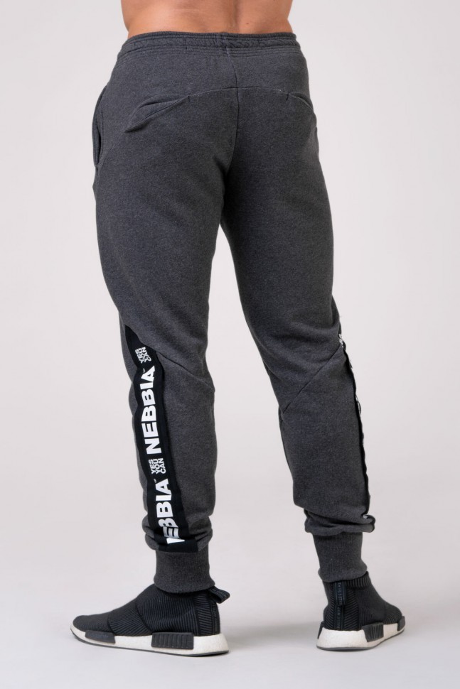 Брюки Nebbia джоггеры 185 grey