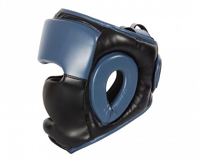 Шлем боксерский Clinch Punch Full Face C134черно-синий